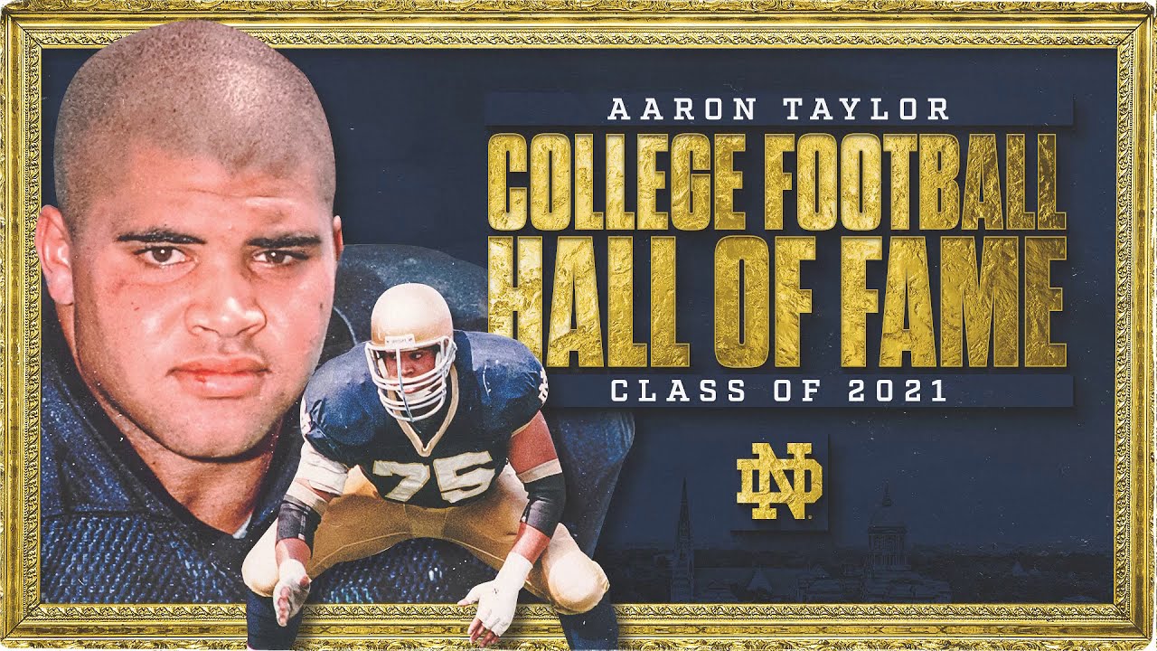 Notre Dame football: Aaron Taylor voted into College Football Hall of Fame